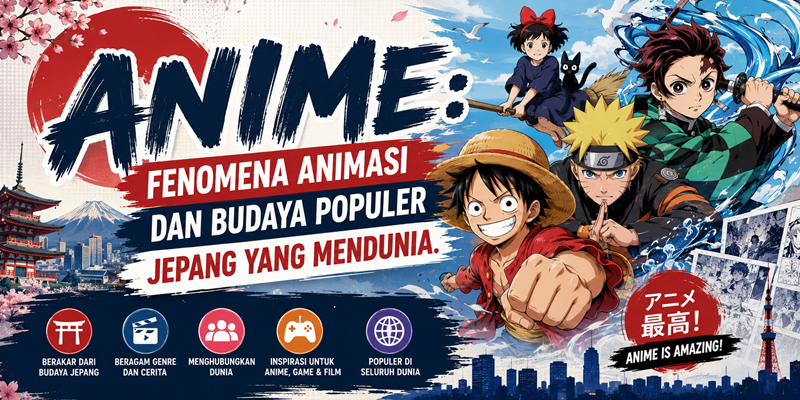 Anime Fenomena Animasi dan Budaya Populer Jepang yang Mendunia